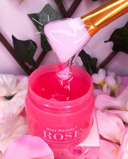 Mascarilla Hidratante de Rosas - Kiss Beauty