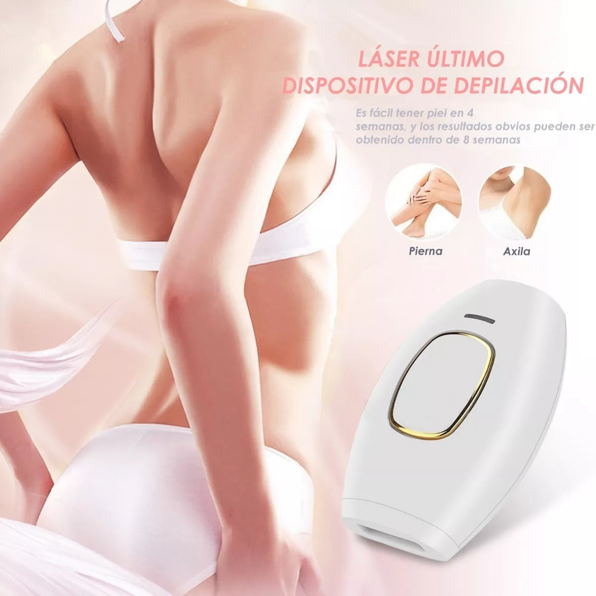 Maquina Depiladora Laser Eliminador Vello Facial Corporal