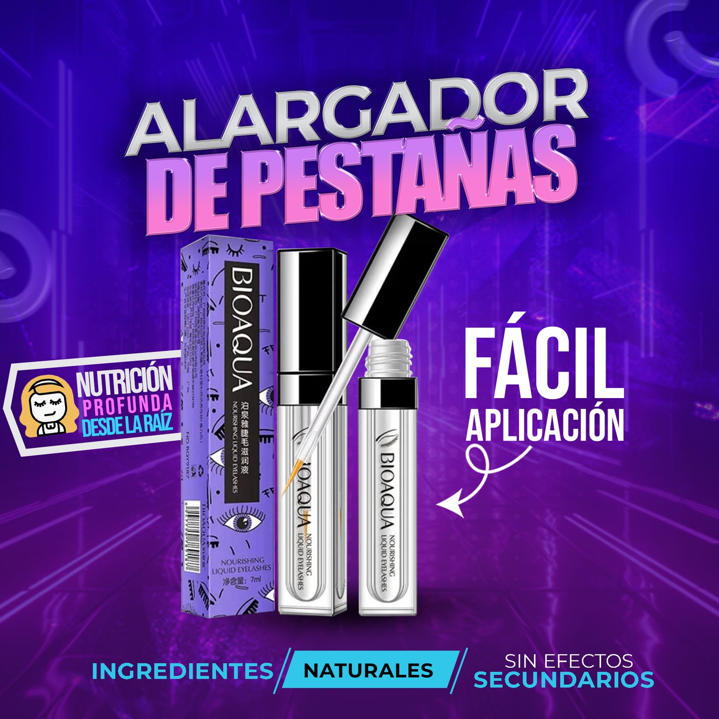 SERUM ALARGADOR DE PESTAÑAS - BIOAQUA