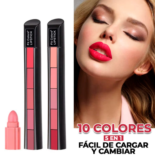 Labial 5 En 1 X2 Unidades - Huxiabeauty