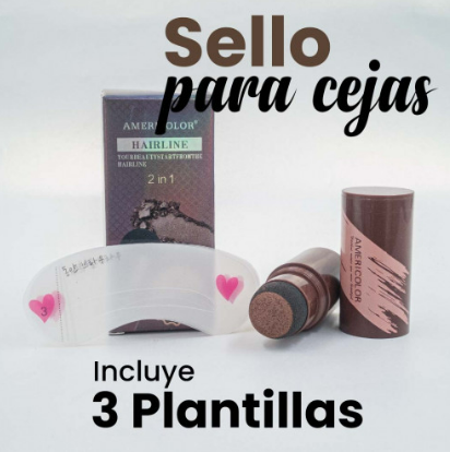 SELLO PARA CEJAS MAYBELUCKY (CAFE) X2 UNIDADES